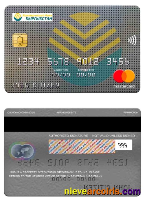 Kyrgyzstan Kirgizbank mastercard